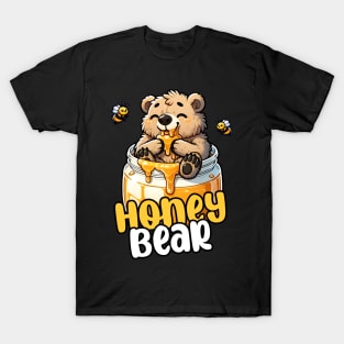 Honey Bear – Sweet little bear in the honey pot T-Shirt
